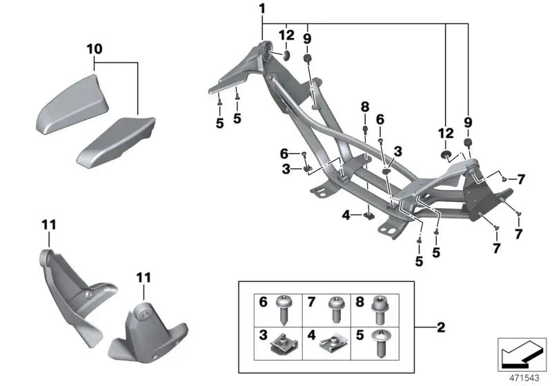 BMW Abdeckkappe K48 77258549881 - K48 /