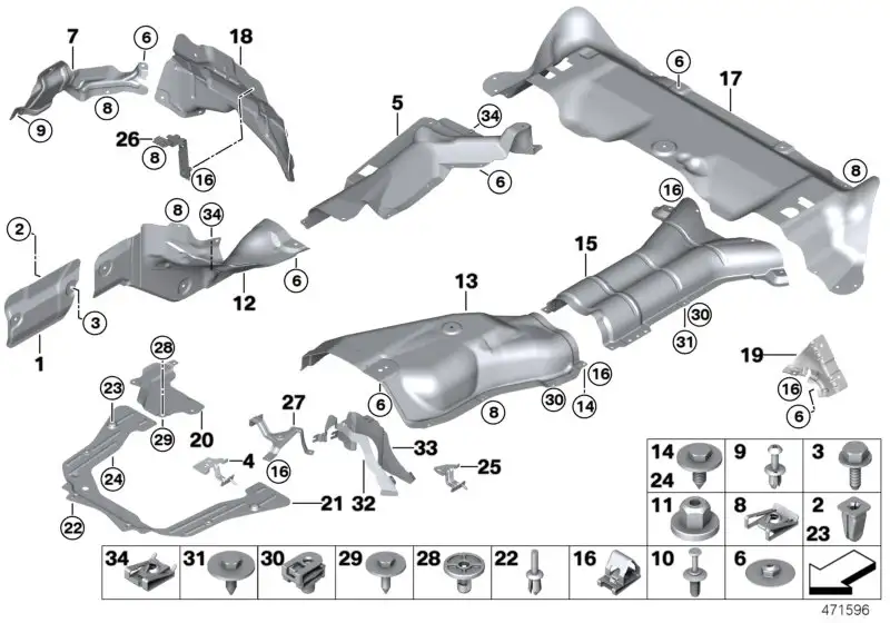 BMW Halter E70 E71 F15 F16 F85 F86 51487188286 - Bildposition 26