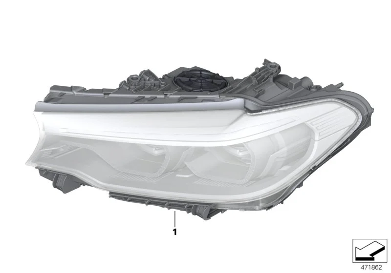 BMW Scheinwerfer Laserlicht rechts F90 G30 G31 63119466386