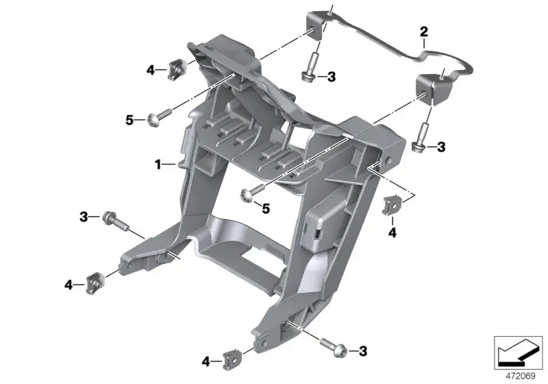 BMW Frontträger K03 46638556755