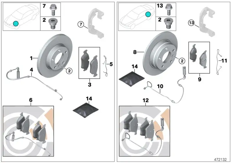 BMW Bremsscheibe belüftet R50 R52 R53 34111502891 - MINI R50, MIN