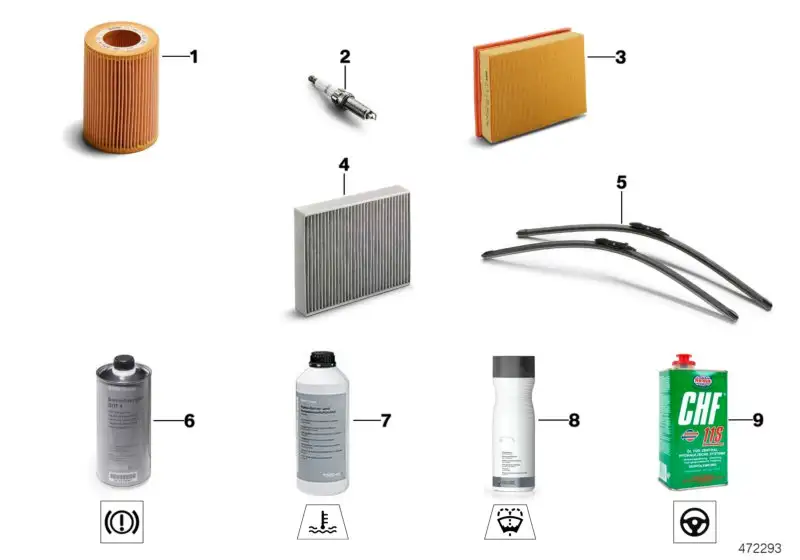 BMW Luftfiltereinsatz F90 F91 F92 F93 13717852382