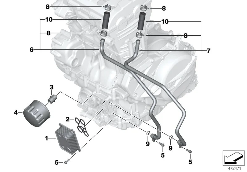 BMW Sechskantschraube mit Innentorx A73 K70 K71 K72 K73 K75 23007690404