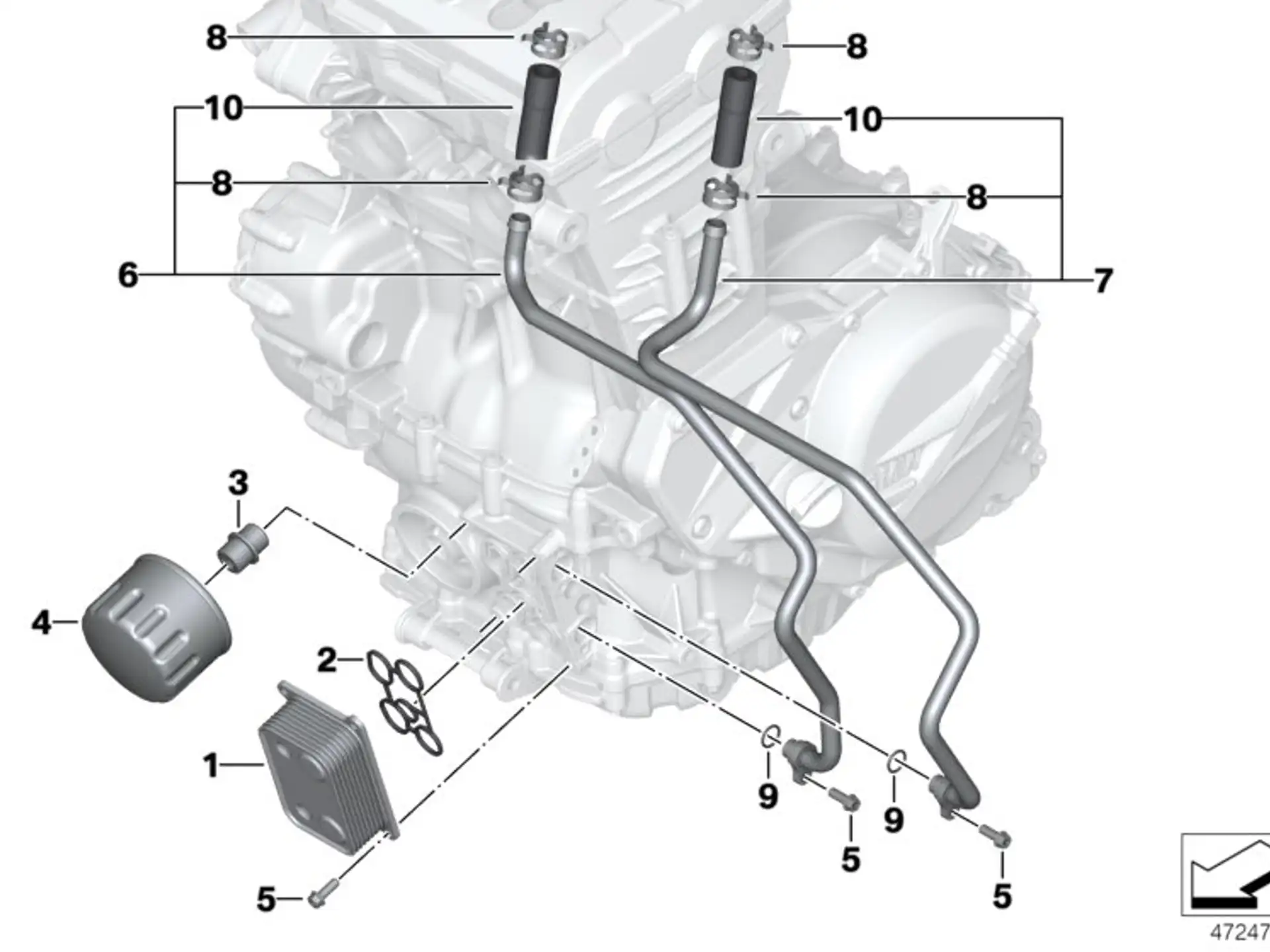 BMW Sechskantschraube mit Innentorx A73 K70 K71 K72 K73 K75 23007690404