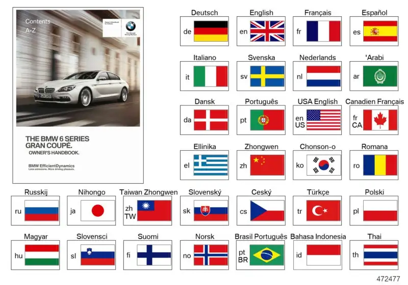 BMW Betriebsanleitung Deutsch F06 01402924416