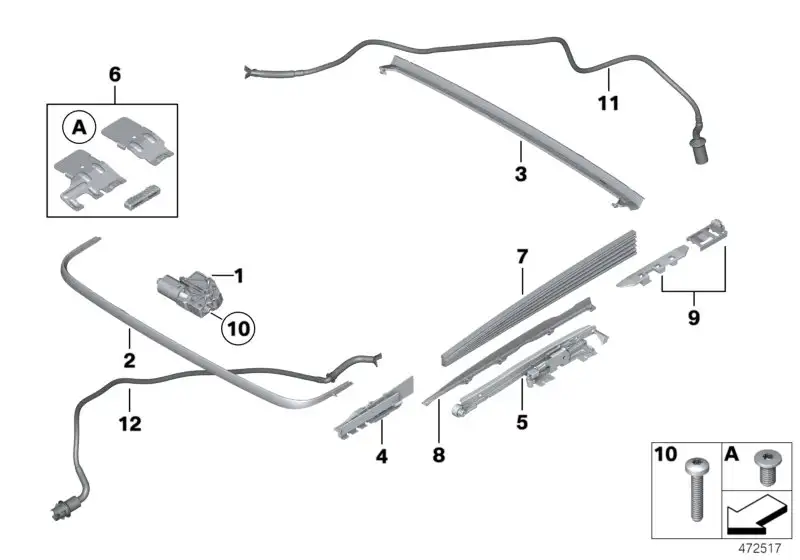 BMW Faltenbalg F01 F02 F04 F10 F16 F86 F90 G11 G12 G30 5410718195