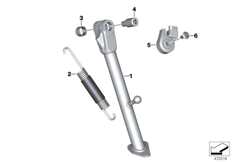 BMW Seitenstütze K03 46538414452