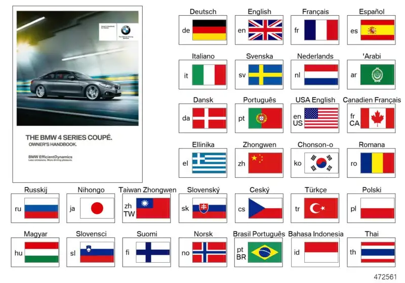 BMW Betriebsanleitung Deutsch F32 01402984404