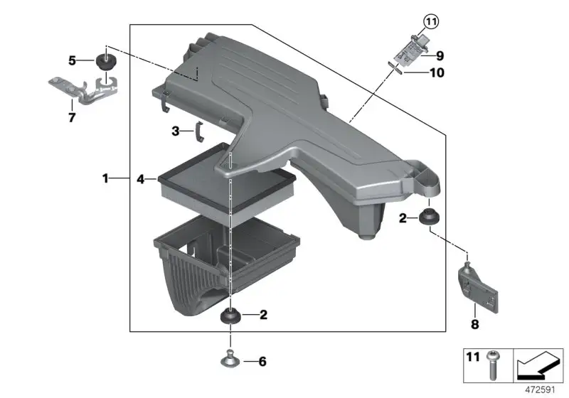 BMW Puffer E82 E83 E85 E86 E88 E89 E90 E91 E92 E93 F01 F02 F20 F2