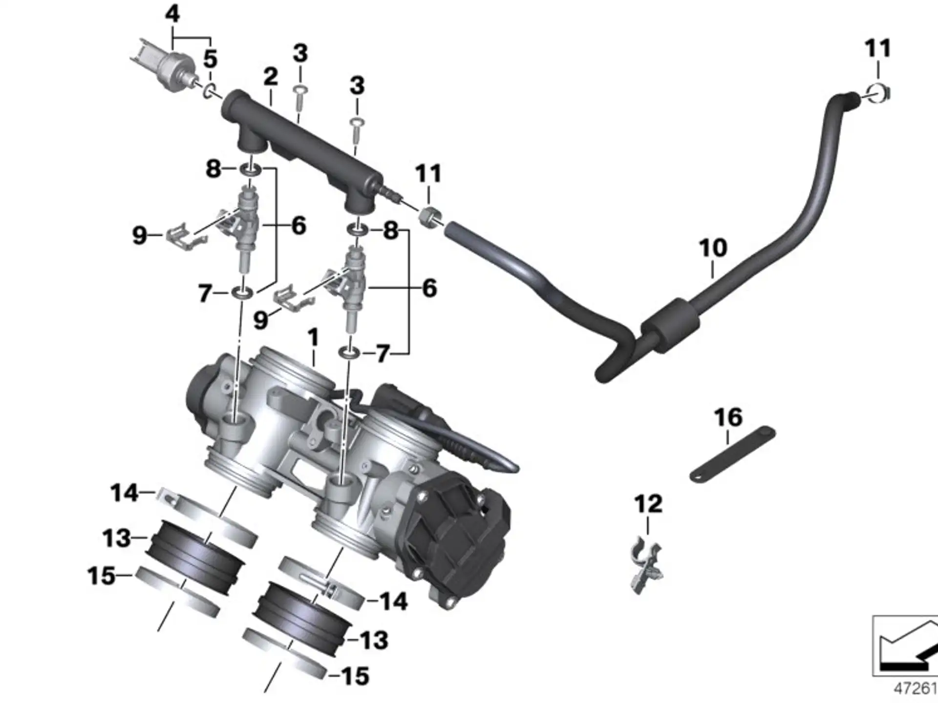 BMW Schlauchschelle K40 K43 K44 K70 K71 K72 K73 K75 R21 R21A R22 R28 13721338650