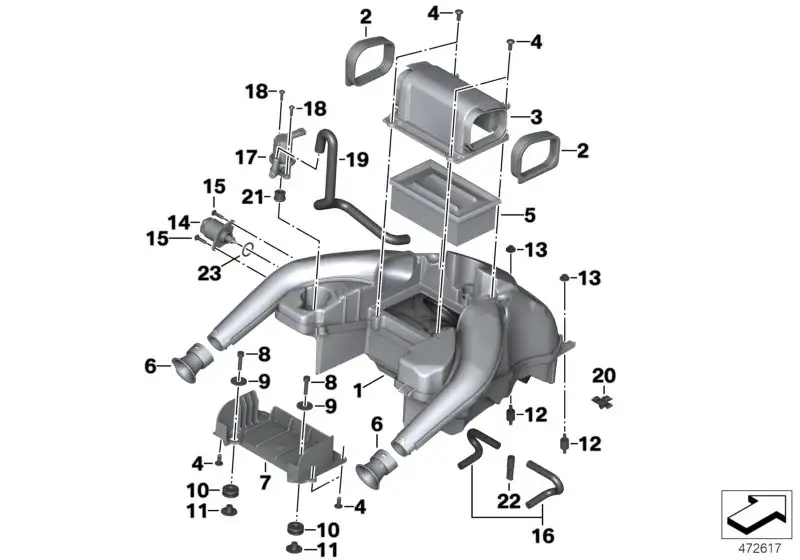 BMW Schaltventil Sekundärluftsystem A40 K48 K61 K72 K75 117376943
