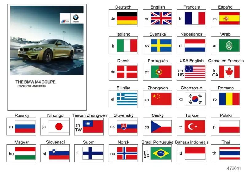 BMW Betriebsanleitung Deutsch M4 F82 01402957101 - Bildposition 0