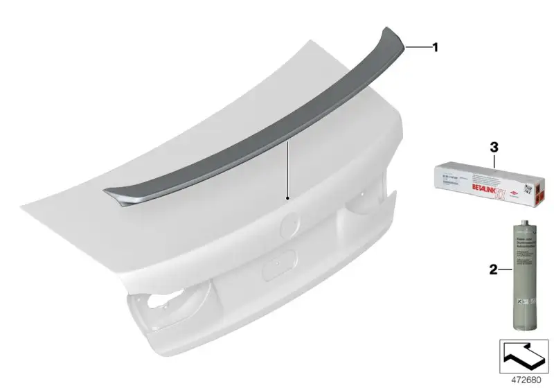 BMW Window-glass adhesive 83192289181 - 7er G12