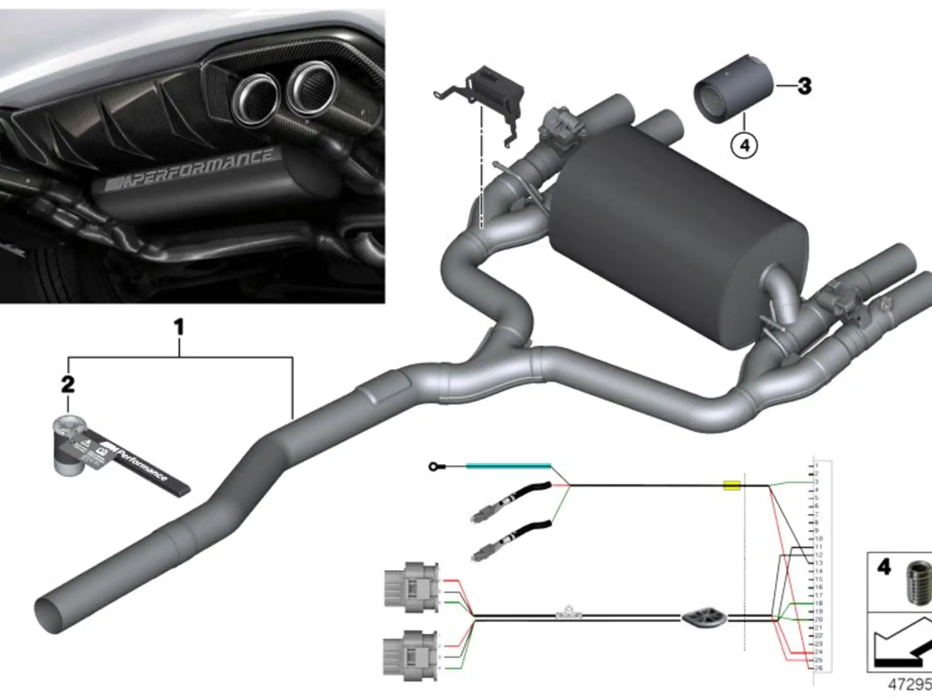 BMW M Performance Fernbedienung Klappenschalldämpfer M2 F87