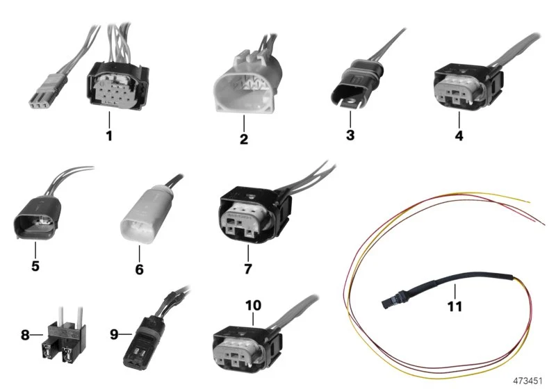 BMW Reparaturstecker 8-polig / 3-polig K18 K19 K21 K22 K23 K25 K25H K26 K27 K28 K29 K30 K32 K33 K40 K41 K42 K43 K44 K46 K47 K48 K49 K50 K51 K52 K53 K54 K61 K70 K71 K72 K73 K75 K80 K81 K82 K83 K84 R13 R21 R21A R22 R28 83300413580