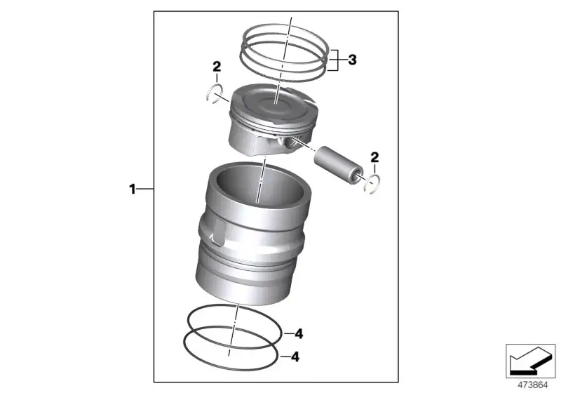 BMW Sicherungsring K02 K03 11258562782
