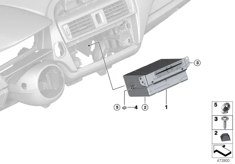 BMW Clip F06 F12 F13 F20 F21 F22 F23 F30 F31 F32 F33 F34 F36 F39