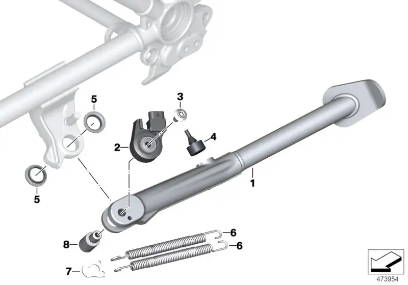BMW Seitenstütze 46538559962 - Bildposition 01
