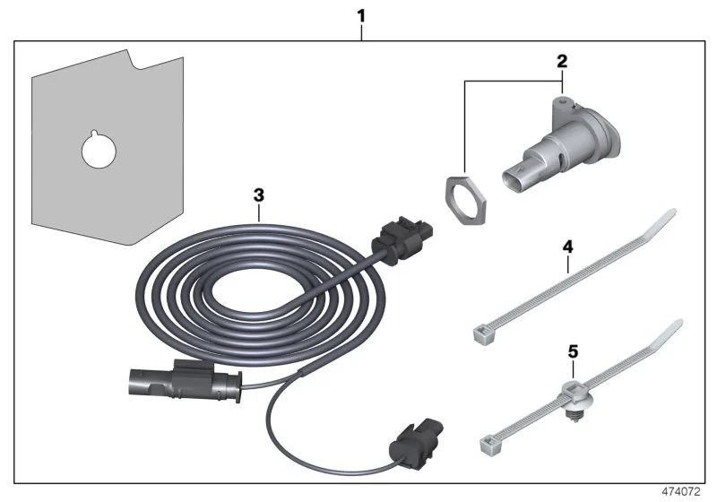 BMW Anschlusskabel Steckdose K25 K50 K51 61127712581