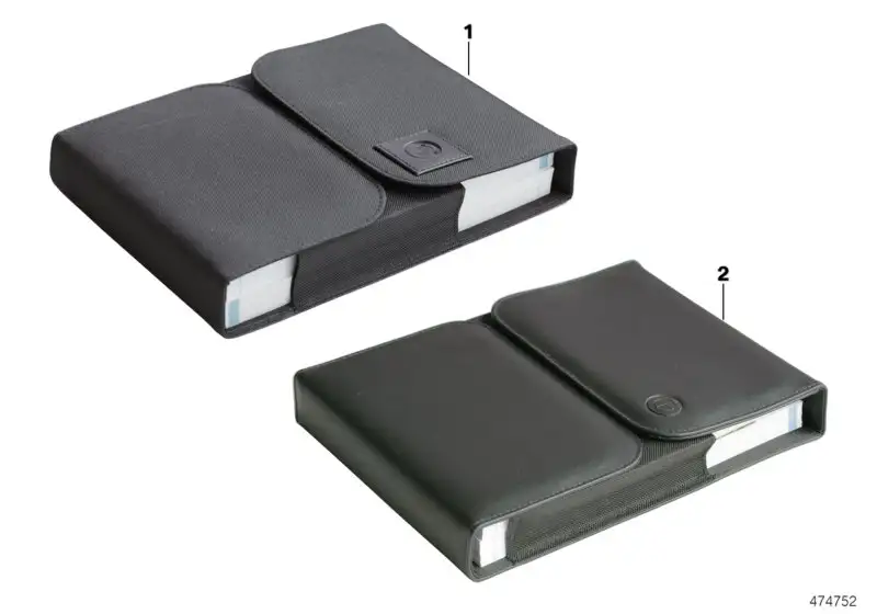 BMW Bordbuchetui BMW Premium E38 E39 E46 E53 E70 E71 E82 E84 E88