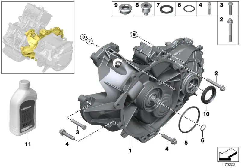 BMW E-Getriebe I01 27208651924 - i3 Mega