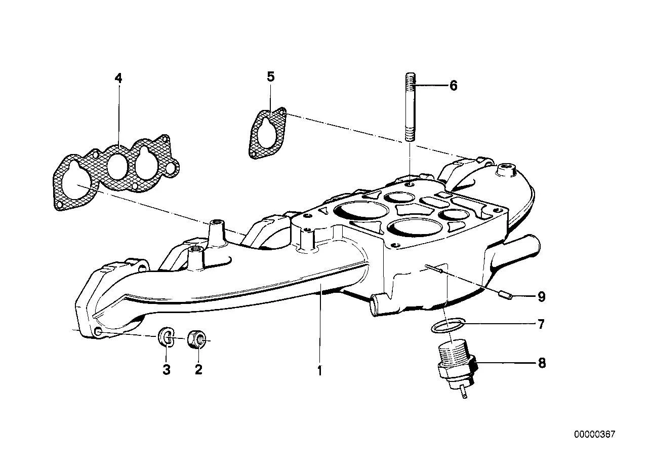 BMW Temperaturschalter E12 E21 E23 E24 61311364437