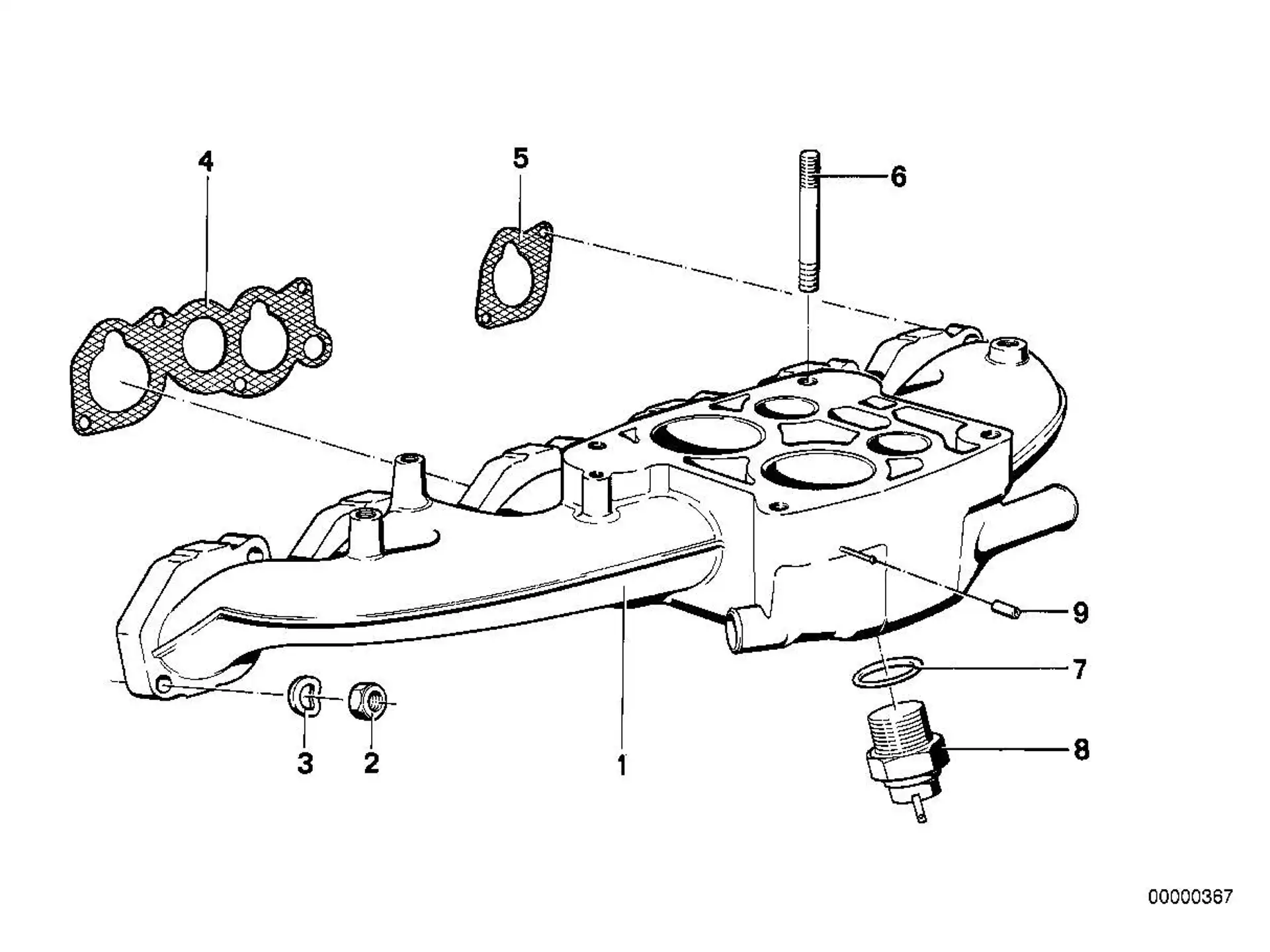 BMW Temperaturschalter E12 E21 E23 E24 61311364437