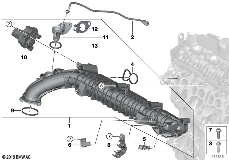 BMW Rohrleitung 11618579880 - Bildposition 11