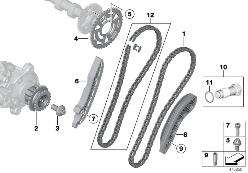 BMW Führungsschiene F20 F21 R55 R56 R57 R60 R61 11318576290 - Bil