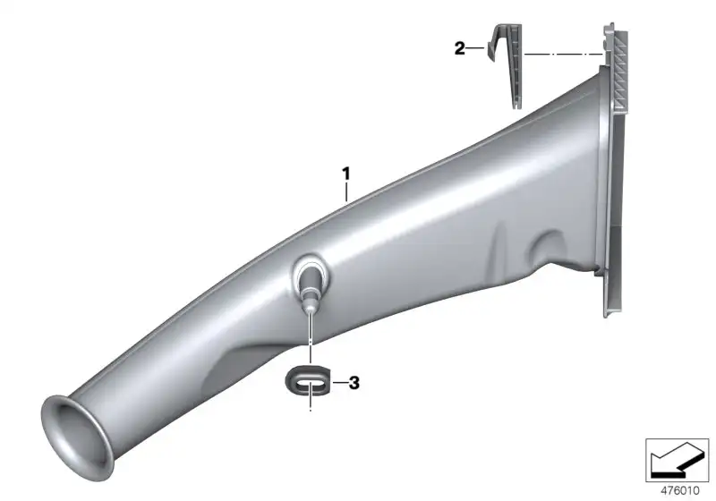BMW Ansaugstutzen K21 K22 K23 K32 K33 13718543956 - Bildposition
