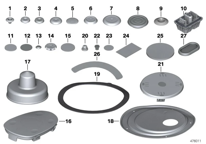 BMW Verschlussstopfen E70 E71 E72 E89 E92 F01 F02 F04 F06 F07 F10 F11 F12 F13 F15 F16 F20 F21 F22 F23 F25 F26 F30 F31 F32 F33 F34 F36 F39 F44 F45 F46 F48 F80 F82 F83 F85 F86 F87 F87N F90 F91 F92 F93 F95 F96 F97 F98 G01 G02 G05 G06 G07 G11 G12 G14 G15 G16 