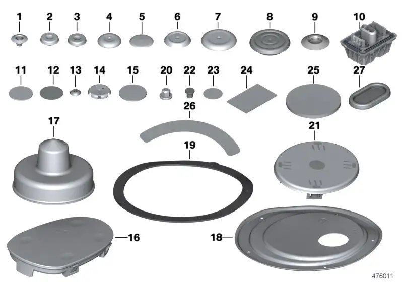 BMW Dicht- und Dämmunterlage F22 F23 F30 F31 F32 F33 F34 F36 F39