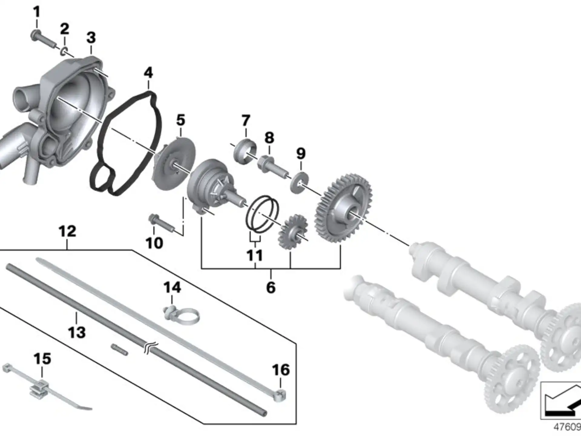 BMW Dichtung K70 K71 K72 K73 K75 11517690488