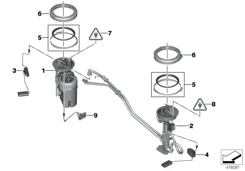 BMW Kraftstoffdrucksensor F15 16147426702