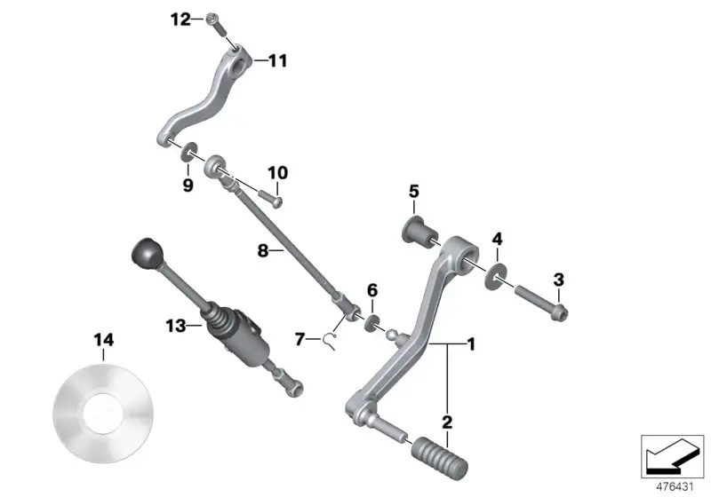 BMW Schaltassistent Pro K48 K61 23418545533