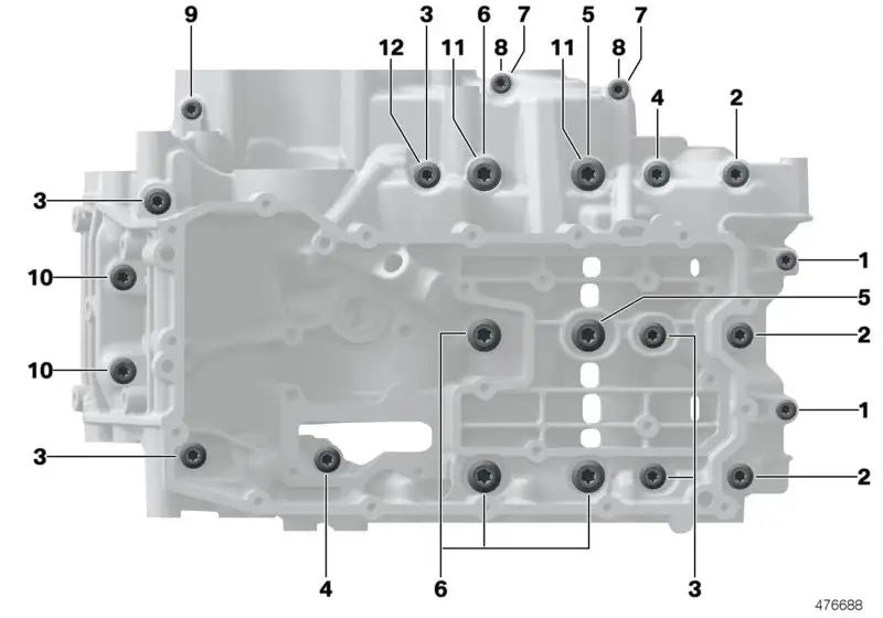 BMW Zylinderschraube K80 K81 K82 K83 K84 07129908724