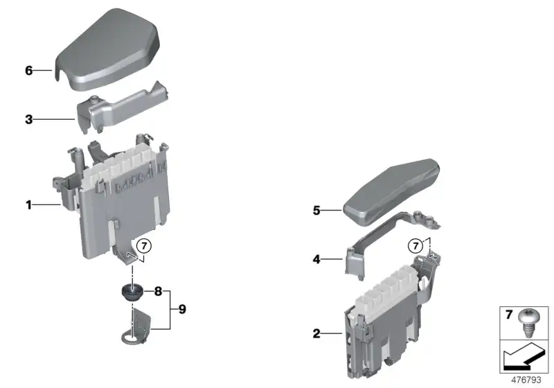 BMW Deckel 12908611740 - Bildposition 05