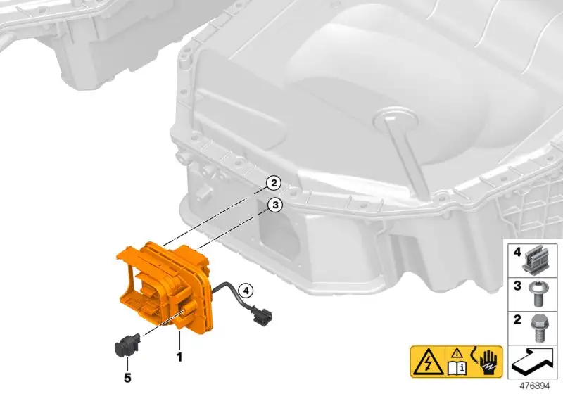 BMW HV-Steckergehäuse G01 G11 G12 G20 G21 G30 F56E 61278679679
