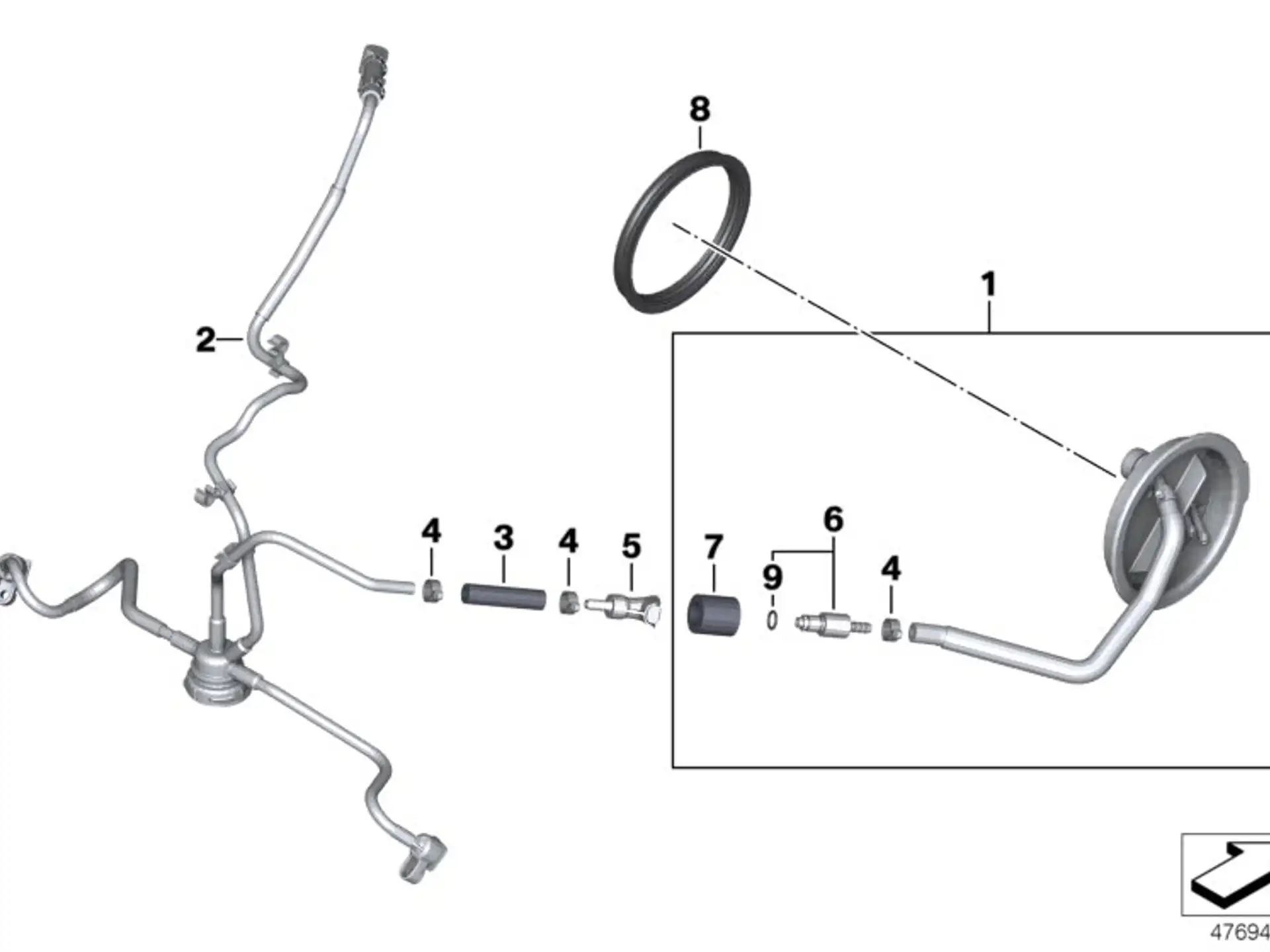 BMW Flansch 16117675116