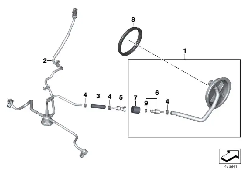 BMW Flansch 16117675116