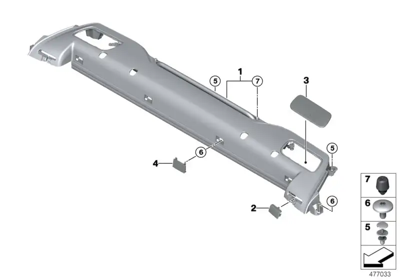 BMW Anschlagpuffer F12 F33 51177168576