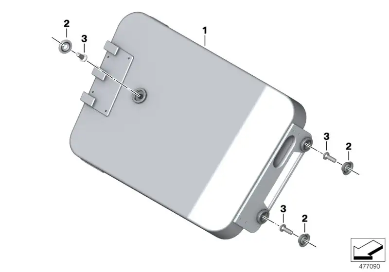 BMW Audiotasche K61 46548557711