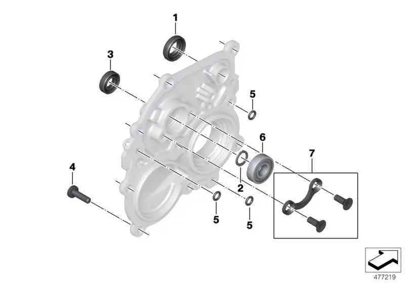 BMW Wellendichtring A40 K48 K61 23311340363