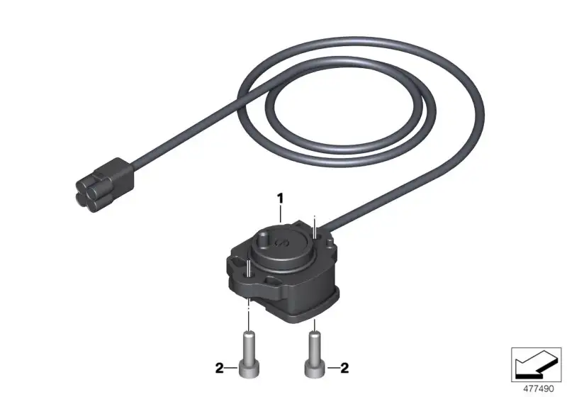 BMW Potenziometer mit Kabel K02 K03 23308560813 - Bildposition 01