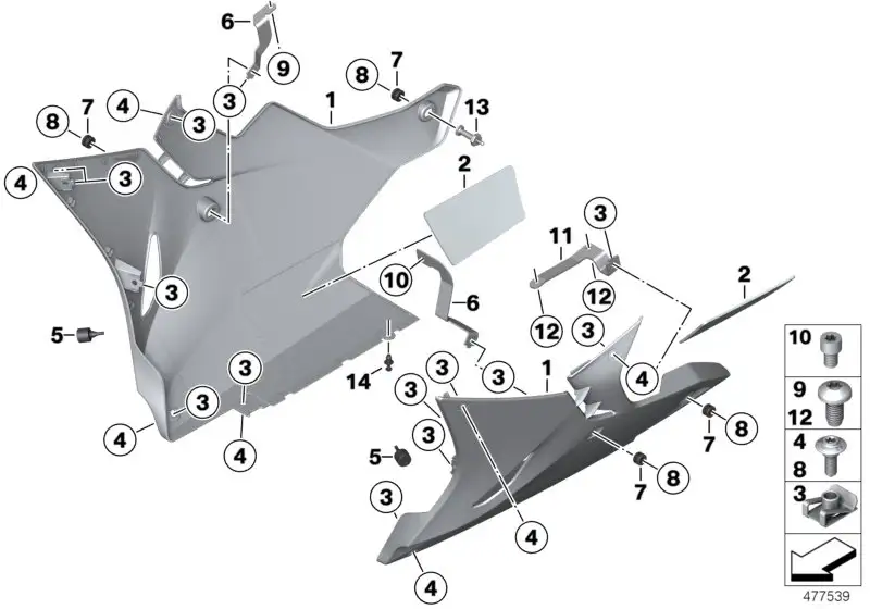 BMW Distanzschraube K46 46638563673