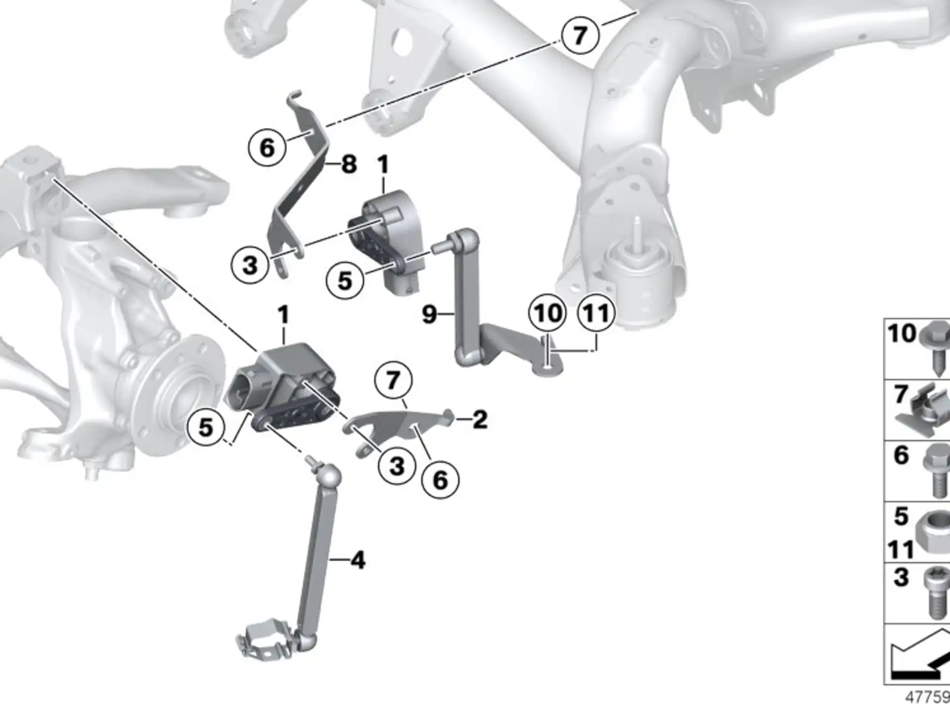 BMW ISA-Schraube F01 F02 F06 F07 F10 F11 F12 F13 F15 F16 F20 F21 F22 F23 F25 F26 F30 F31 F32 F33 F34 F36 F39 F44 F45 F46 F48 F80 F82 F83 F85 F86 F87 F87N F90 F91 F92 F93 F95 F96 F97 F98 G01 G02 G05 G06 G07 G11 G12 G14 G15 G16 G20 G21 G28 G29 M40i G30 G31