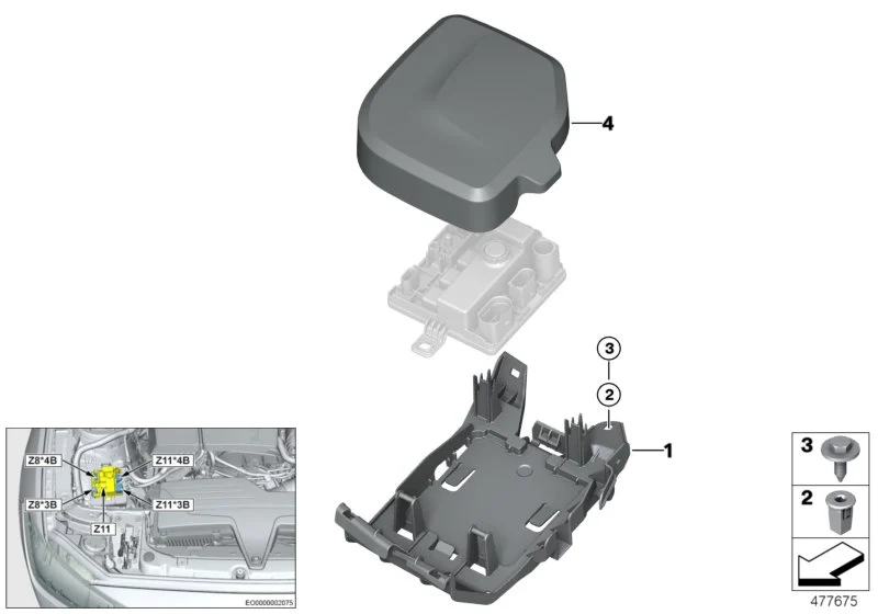 BMW Halter F20 F21 F30 F31 12907604348