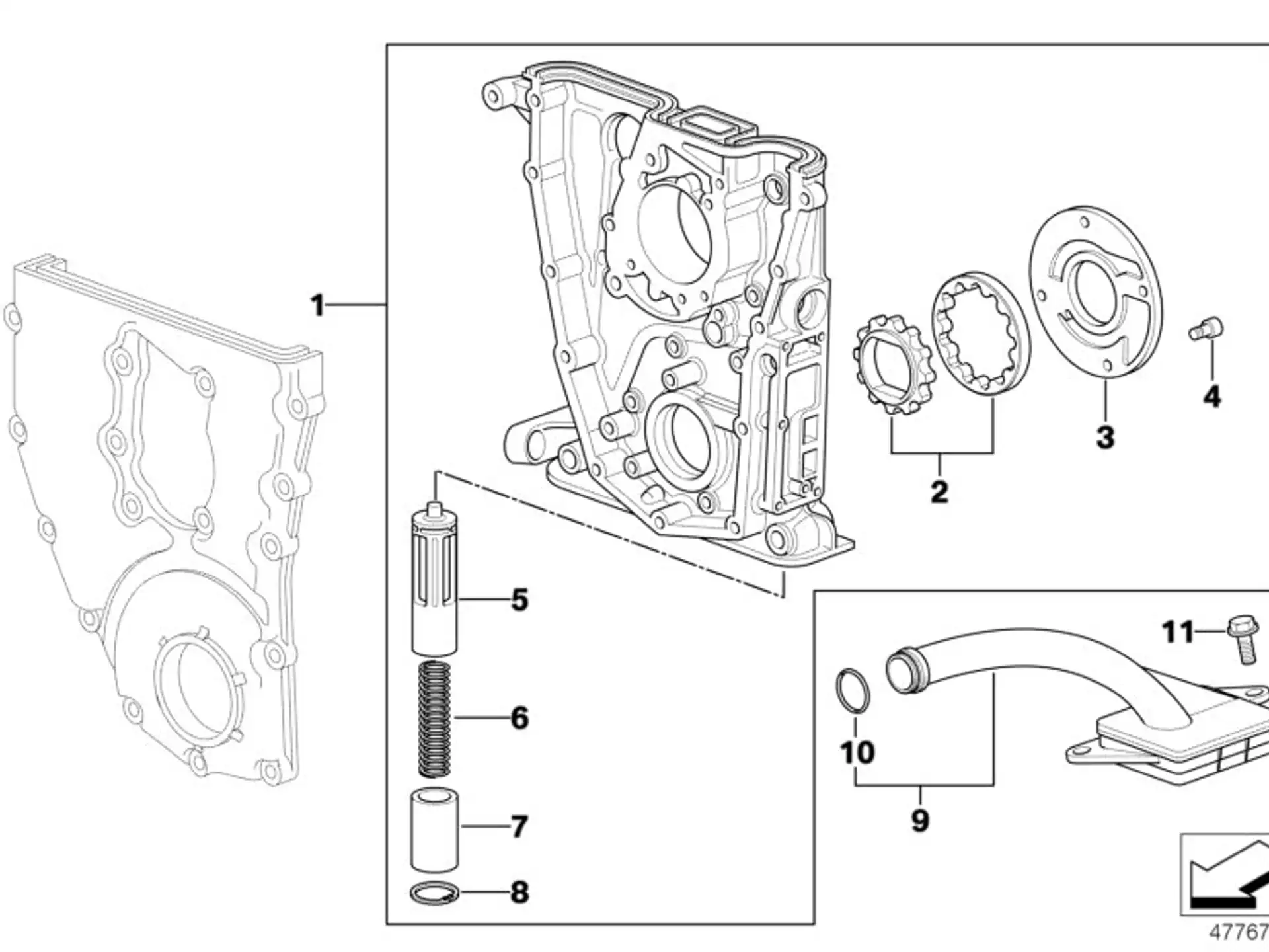BMW Sicherungsring E30 E34 E36 E38 E39 E46 E53 E60 E61 E65 E66 E83 E85 07119934625