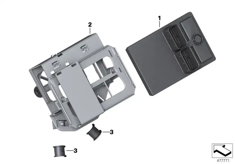 BMW Zentrale Fahrgestellelektronik K26 K40 K43 K44 61358394897