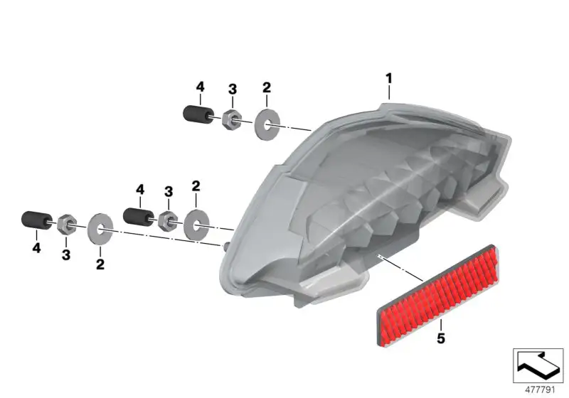 BMW LED-Heckleuchte K29 63217714559